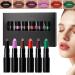 Jeu de Maquillage pour L vres - Kit de Gloss L vres Gothique Finition Mate pour Maquillage - Set De Rouge Longue Tenue Halloween Pour Voyage Carnaval Bal Masqu  - Buy Online on GoSupps.com
