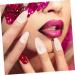 PLAFOPE 1 Set Nail Patch Fake Nails Nail Decorations for Nail Art Full Cover Nails Salon Diy Nail Decor False Nails Tips Fake Nails French Manicure X4 Supplies Plastic Pink - Buy Online on GoSupps.com