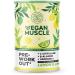 Vegan Muscle - Pre Workout - Vegan Workout Booster - Lemon Lime - 300g Powder