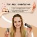 Flat Top Retractable Makeup Brush | Keshima Kabuki Brush for Liquid Powder & Cream Makeup - Buy Online on GoSupps.com