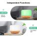 500ml Essential Oil Diffuser & Aromatherapy Humidifier - Yellow | Remote Control, Quiet Mist, Ultrasonic Vaporizer for Large Rooms & Baby Bedrooms - Buy Online on GoSupps.com