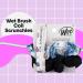 Wet Brush Coil Hair Scrunchies 2 Pack Blue Tie Dye & Black - Pain-Free Hair Accessories for Long Lasting Braids & Ponytails - Suitable for All Hair Types - Buy Online on GoSupps.com