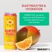 EBOOST Super Fuel Natural Energy Drink - Orange Mango 12 Pack - 11.5 Fl Oz - With Natural Caffeine and Electrolytes - Buy Online on GoSupps.com