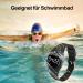Lebexy Pedometer Watch - No Bluetooth/App/Phone Needed | Fitness Tracker for Jogging Swimming & Sauna - Unisex Black Fitness Bracelet - Buy Online on GoSupps.com