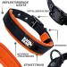 Black Rhino Comfort Collar - Super Soft Neoprene Padded Dog Collar for All Breeds | Robust Adjustable Reflective Weatherproof | XL Orange/Black - Buy Online on GoSupps.com