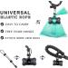 YUCHIYA Dog Poop Pickup Bags Holder Dispenser with Standard-Sized Leak-Proof Scented Doggy Waste Bags and Carabiner Hook and Loop Fastener Never Loose on Leash Lead Again Black 1 Holder 15 Bags - Buy Online on GoSupps.com