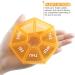 2PCS Weekly Pill Organizer - Large 7 Day Pill Box for Vitamins & Supplements - Arthritis Friendly Daily Medicine Case (Orange - Buy Online on GoSupps.com
