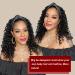 14 Curly Headband Wig for Women - Heat-Resistant Synthetic Glueless Half Wig with Attached Headband for Natural Look - 1B Color - Buy Online on GoSupps.com