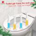 Simple Life Fresh Flower Stamp Toilet Gels Variety Pack - 32 Stamps, Pack of 4 - Limescale & Stain Removal with Air Freshening Scent - Deodorizing Clean - Blue & Yellow - Buy Online on GoSupps.com