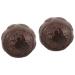 Ultechnovo 1 pair of health balls to decorate outdoors made of wood keep the ball solid boccia massage device Adlerholz training ball small wooden ball sport health walnut