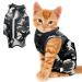 Voarge Recovery Suit cat cat body after op anti-trimming prevent licking after the operation. Weaning and keep warm. Recovery cloth suit for cats Dogs (M camouflage)