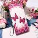 Buy Red Butterfly PU Leather Wallet Case for Samsung Galaxy A23 - Shiny 3D Pattern Card Holder International Shipping - Buy Online on GoSupps.com