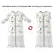 Chilsuessy Baby Sleeping Bag 3.5 Tog | Winter Wearable Blanket for Kids |Adjustable Length & Removable Sleeves | Toddler Sleeping Bag 3-6 Years | Cute Rhinoceros Design - Buy Online on GoSupps.com
