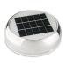 Marinco Solar Powered and Passive Vents Solar - Day/Night 3" Stainless Steel