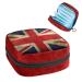 Britain Flag Sanitary Napkin Storage Bag Feminine Menstrual Cup Pouches Nursing Pad Holder Tampon Bags Portable Period Bag for Women Teen Girls 1Pcs Multi-colored 9