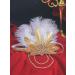 IYOU 1920 Flapper Headpiece Gold Feather Gatsby Headband Vintage Rhinestone Prom Costume Wedding Hair Accessories for Women - Buy Online on GoSupps.com