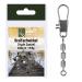 Zite Fishing Triple Swivel Set 3 Sizes Trout Swivel Sbirolino Fishing 15 Pieces Fishing Swivels as Fishing Accessories 12