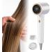 MERIGLARE Portable Hair Dryer Ionic Blow Dryer with Diffuser Powerful Home Salon Traveling Use 2400W Lightweight Styling Tool Fast Dry white - Buy Online on GoSupps.com
