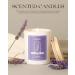 AOOVOO Lavender Scented Candles - Aromatherapy 7oz Soy Candle with Crystals | Perfect Christmas & Birthday Gifts for Women & Moms - Buy Online on GoSupps.com