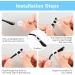 Qianyu 14 Pair Universal Ear Hooks - Soft Silicone Holders for Glasses & Sunglasses | Anti-Slip Round Elastic Ear Pads & Nasal Stoppers | International Shipping - Buy Online on GoSupps.com