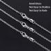 SANNIX 50 Pack Silver Plated Necklace Chains - 18 Inch Cable Chain Bulk for Jewelry Making - Buy Online on GoSupps.com