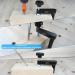 2-Pack Adjustable Extended Hold-Down Clamps for 20mm Woodworking Workbench - Durable Aluminum Alloy - Buy Online on GoSupps.com