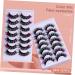 MAGICLULU 21 Pairs Colored False Eyelashes Faux Lashes Fluffy Colored Lashes Glitter Color Lashes Festival Colored Lashes Fake Lashes Wispy Lashes Extend Dense Imitation - Buy Online on GoSupps.com