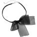 Shop Oralgos Fashionable Black Mains Neck Band with Bow - Elegant Collar Necklace for Women | Stylish Jewelry for a Chic Look - Buy Online on GoSupps.com