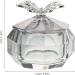TOVINANNA Glass Nail Dappen Cup with Butterfly Lid Glass Nail Cup Nail Art Glass Dappen Dish Liquid Powder Crystal Cup for Mixing Liquid Powder Nail Art Manicure Tools - Buy Online on GoSupps.com