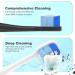 Toothbrush Replacement Heads for Oral-B Clic - 6 Pack Brush Head Refill | White - Buy Online on GoSupps.com