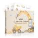 Birthday book memory album with stickers |My child's birthday from 1 to 12 photo book album |Reminder book for filling out for boys |Gift for boys (excavator a)