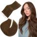 Easyouth Tape in Hair Extensions Brown Human Hair Tape in Extensions Medium Brown Tape in Real Hair Extensions Remy Invisible Tape Human Hair 40g 20Pcs 16 Inch 16 Inch #4