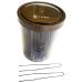 Kobe Pro 2" (5cm) Waved Hair Pins - Brown - Colour-Coded Dispenser Pot of 200