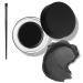 Comforso Gel Eyeliner Set Lasting Drama Gel Eyeliner Eyebrow Colors Gel Formula Long Lasting Cream Eyeliner Waterproof Eye Liner Gel Black Makeup Set Smudge-Proof Eyeliner with Brush