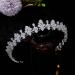 Jorsnovs Small Cubic Zirconia Crown for Women - Bridal Wedding Tiaras | CZ Queen Quinceanera & Birthday Party Hair Accessories - Silver - Buy Online on GoSupps.com