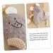 Shop Cabilock Baby Comfort Towel & Soothing Toys for Newborns | Calming Gray Doll 30x15cm | International Shipping Available - Buy Online on GoSupps.com
