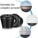 5-Piece Roller Skate Toe Stop Set with Plug, Rubber Brake, Wrench, and Screws - Black - Buy Online on GoSupps.com