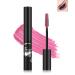 Pink Glitter Mascara Sparkle Colorful Waterproof Mascara for Eyelashes Liquid Lash Extensions Mascara Long Wear Lengthening Curling Eye Lashes Halloween Christmas Gift Eye Makeup for Women-07 07# Pink