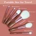 Buy Breteil 6-Piece Dense Bristle Makeup Brush Set - Professional Foundation Powder Blush Concealer & Eye Brushes - Short Handle - Perfect for Flawless Makeup Application - Buy Online on GoSupps.com