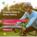 Poiuzet Fitness Tracker: Heart Rate Monitor, Sleep Tracker, Waterproof Step Counter Watch for Men and Women - Purple - Buy Online on GoSupps.com