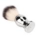 Handmade Shaving Brush with Silver Handle - Premium Anggrek Razor Brush for Salons & Home Use - Buy Online on GoSupps.com