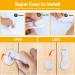 10-Piece Child Protection Cabinet Drawer Locks | Baby Safety Solutions | No Drill Durable & Strong Adhesive - Buy Online on GoSupps.com