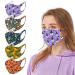 Yliquor 5pc Adult Halloween Mouth Mask for Protection Face and Nose Health Washable Earloop Mask Reusable Washable for Men Women Adults (5 PC A)
