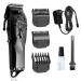 Hair Clippers for Men Professional Cordless & Corded Barber Clippers for Hair Cutting Rechargeable Mens Hair Clippers Home Haircut &Grooming Set (Black)