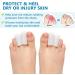 PrettSole Silicone Toe Protectors - 5 Pairs Soft Toe Caps for Corns, Calluses, Blisters | Toe Sleeves for Ingrown Toenail Relief | Reduce Friction | Ideal for Running, Walking | White - Buy Online on GoSupps.com