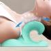 Neck Support Pillow C-Curve Pillow Design Neck Stretcher | Elastic Base Neck Support Traction Equipment with 2 Stretching Modes - Buy Online on GoSupps.com
