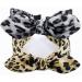 Hodooly Leopard Print Knot Headbands - 2 Piece Rabbit Ear Bow Turban Hair Hoops for Women and Girls - Buy Online on GoSupps.com