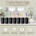 Wireless Aroma Diffuser with Flames Effect | 3D Candle Shape 7 Colors LED for Home Office & Yoga | Essential Oil Diffuser (Dark Black) - Buy Online on GoSupps.com