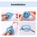 Mouyou Airtag Cat Collar - Soft Reflective Nylon with Bell & Safety Clasp | Adjustable 22-34cm Blue Tracking Collar with Airtag Case - Buy Online on GoSupps.com