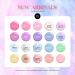 Beetles Gel Polish 23 Pcs Pastel Pink Blue Purple Chameleon Glitter Manicure Starter Kit - 20 Colors with Base, Top Coat, Brush, UV Lamp - DIY Nail Art Gift - Buy Online on GoSupps.com